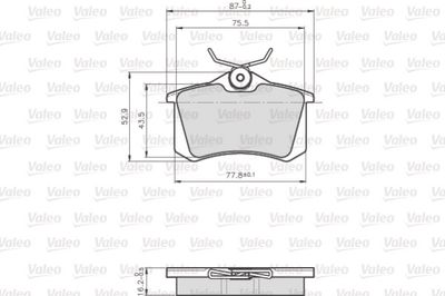 Brake Pad Set, disc brake 872960