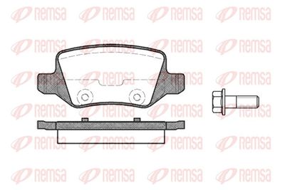 Brake Pad Set, disc brake 0818.00