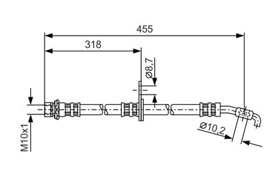 Brake Hose 1 987 476 255