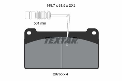 Brake Pad Set, disc brake 2976502