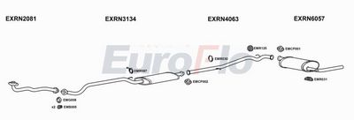 Układ wydechowy EUROFLO RNTRA25D7001A00