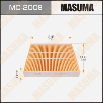 Фильтр, воздух во внутренном пространстве MASUMA MC-2008 для MITSUBISHI ASX
