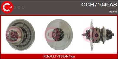 CASCO CCH71045AS Турбина  для NISSAN ALMERA (Ниссан Алмера)