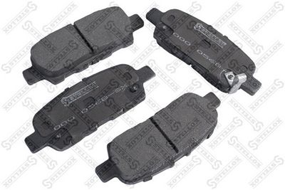 комплект спирачно феродо, дискови спирачки STELLOX 000 056B-SX