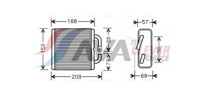 SCHIMBăTOR DE CăLDURă îNCăLZIRE HABITACLU