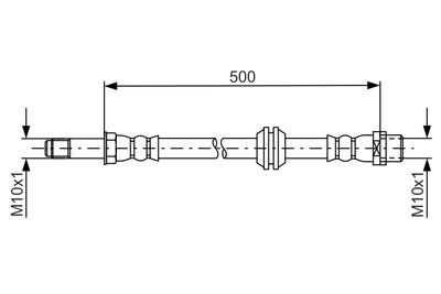 Brake Hose 1 987 481 676