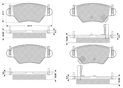 SET PLACUTE FRANA FRANA DISC MTR MT541 0
