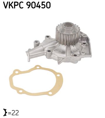 SKF Wasserpumpe, Motorkühlung Aquamax (VKPC 90450)