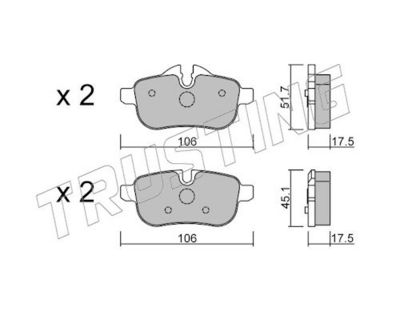 SET PLACUTE FRANA FRANA DISC TRUSTING 9370