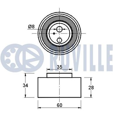 ROLA INTINZATOR CUREA DISTRIBUTIE RUVILLE 540498 1