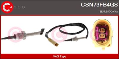 SENZOR TEMPERATURA GAZE EVACUARE