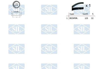 SET CUREA DE DISTRIBUTIE Saleri SIL TK1265 1