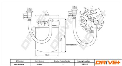 FILTRU COMBUSTIBIL DR!VE+ DP1110130199 1