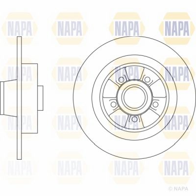 Brake Disc NAPA NBD5807