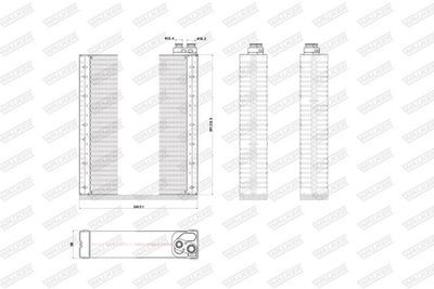 VERDAMPFER KLIMAANLAGE WALKER WEV00124 7