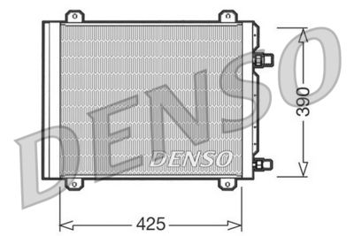 DENSO Condensor, airconditioning (DCN23004)