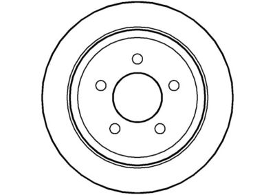 NATIONAL NBD884 Тормозные диски для JEEP GRAND CHEROKEE I (ZJ, ZG) 2.5 TD 4x4 (Z)