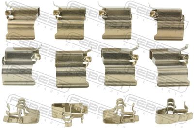 Комплектующие, колодки дискового тормоза FEBEST 0103-GDJ150R для TOYOTA TUNDRA