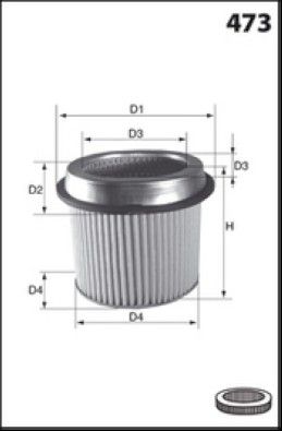 LUFTFILTER LUCAS LFAF358 1