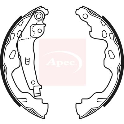 APEC Brake Shoe Set SHU670