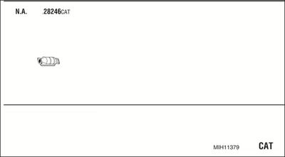 SISTEM DE ESAPAMENT WALKER MIH11379