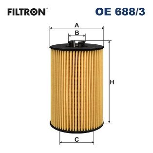 FILTRON OE 688/3 Масляний фільтр для MAN (Ман)