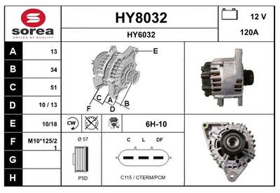 GENERATOR SNRA HY8032