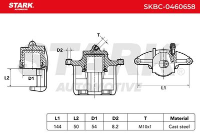 спирачен апарат STARK SKBC-0460658