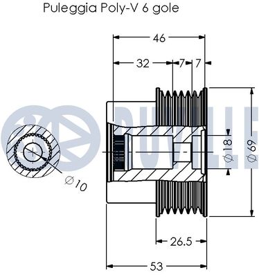 SISTEM ROATA LIBERA GENERATOR RUVILLE 542182 1