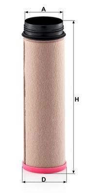 Luchtfilter 400x117 past: HESSTON WR9735, WR9740, WR9760, WR9860 MASSEY FERGUSON 5480, 6460, WR 9735, WR 9740, WR 9760