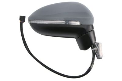 Zijspiegel Rechts (elektrisch, in reliëf, met verwarming, under-coated, met geheugen, elektrisch opklapbaar, met indicator) past: VW TOURAN II 05.15-