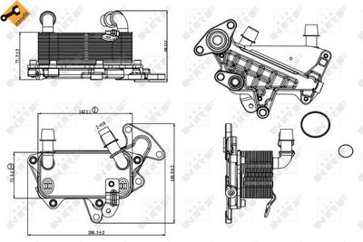 Oil Cooler, automatic transmission 31264