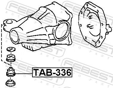 RULMENT DIFERENTIAL FEBEST TAB336 1