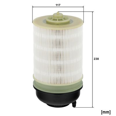 Palivový filtr MANN-FILTER PU 12 002/1-2 z