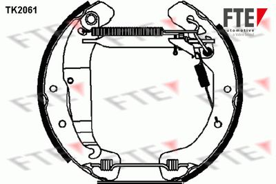 Комплект тормозных колодок FTE TK2061 для OPEL ZAFIRA