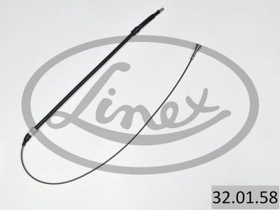 Тросик, cтояночный тормоз LINEX 32.01.58 для OPEL CORSA