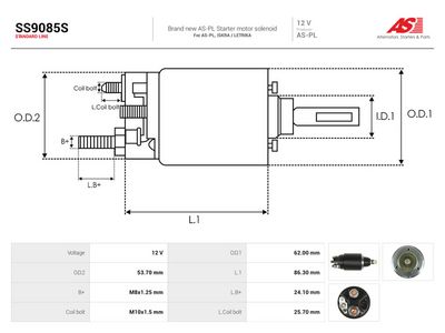 Magnetafbryder, starter AS-PL SS9085S