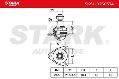 Шарнири STARK SKSL-0260334