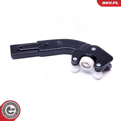 Ritinėlio kreiptuvas, atstumiamos durys