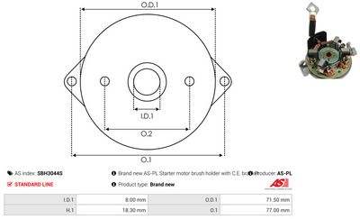 CAPAC SOC CARBURATOR AS-PL SBH3044S 1