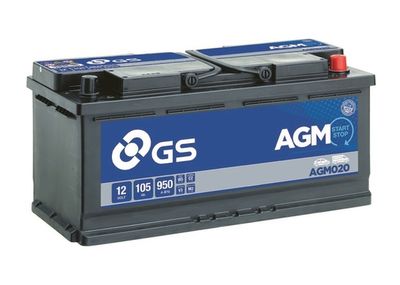 AGM020 GS Стартерная аккумуляторная батарея