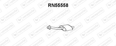 Предглушитель выхлопных газов VENEPORTE RN55558 для RENAULT 18