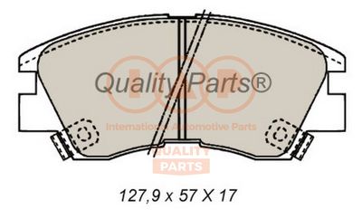 Комплект тормозных колодок, дисковый тормоз IAP QUALITY PARTS 704-12020 для MITSUBISHI L300