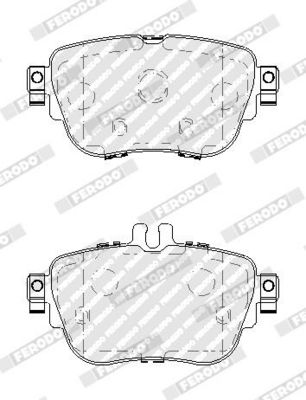 BREMSBELAGSATZ SCHEIBENBREMSE FERODO FDB5032 1
