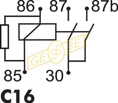 Relé, pracovní proud GEBE 9 9169 1