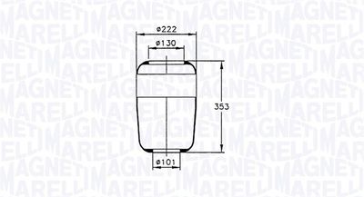 MAGNETI MARELLI Federbalg, Luftfederung