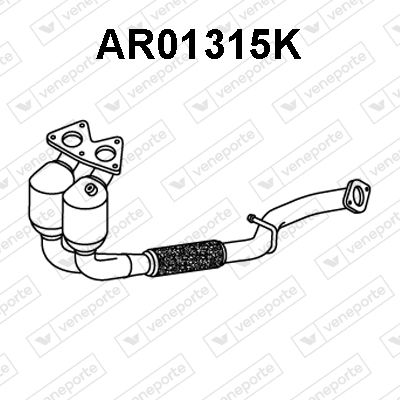 Катализатор VENEPORTE AR01315K для ALFA ROMEO GT