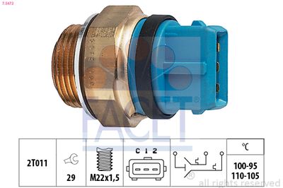 COMUTATOR TEMPERATURA VENTILATOR RADIATOR
