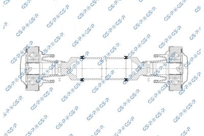 Wał napędowy, napęd osi GSP PS901850