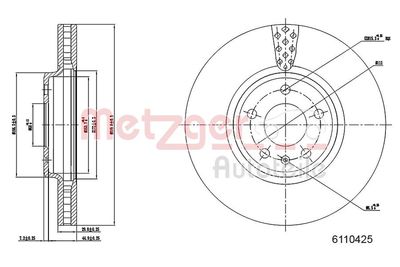 Brake Disc 6110425